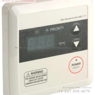 Rtg20006Dw Rheem Umc-117 Main Remote Control For Rtgh-84Dv, Rtgh-95Dv, Rtg-64, 84, 95, 53Dv Tankless Water Heaters